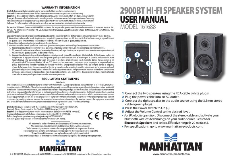 Manhattan 161688 user manual