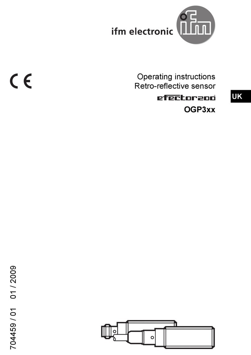 IFM Electronic efector200 OGP3 Series operating instructions