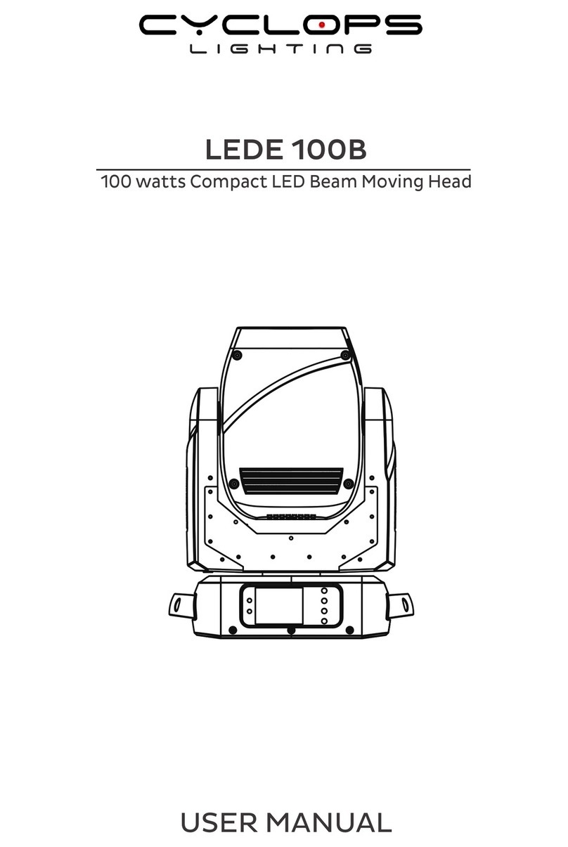 Cyclops Lighting LEDE 100B User manual