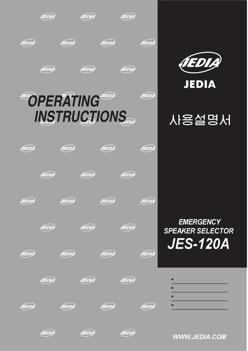 Jedia JES-120A operating instructions