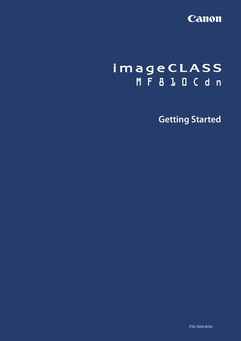 Canon imageclass mf810cdn User manual Canon imageclass mf810cdn User manual