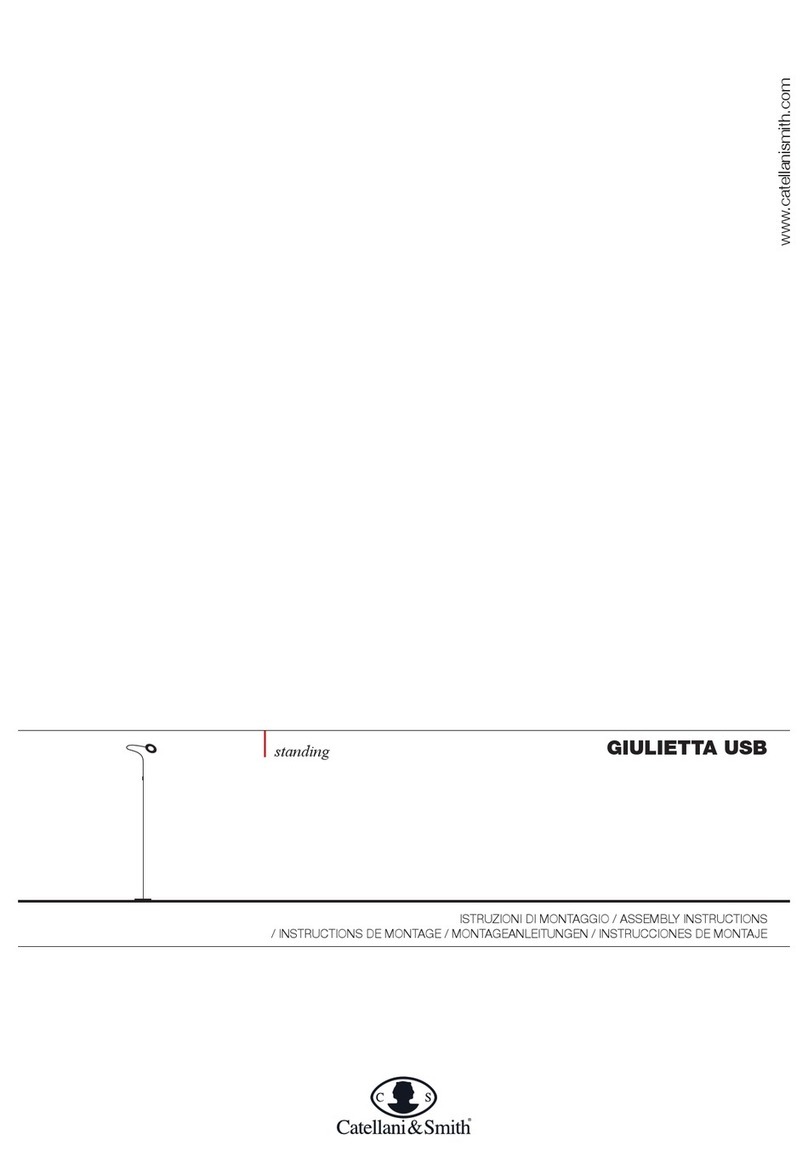 Catellani & Smith GIULIETTA USB Assembly instructions