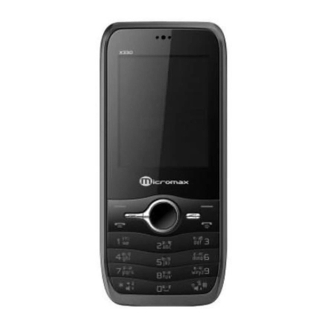 Micromax X330 user manual