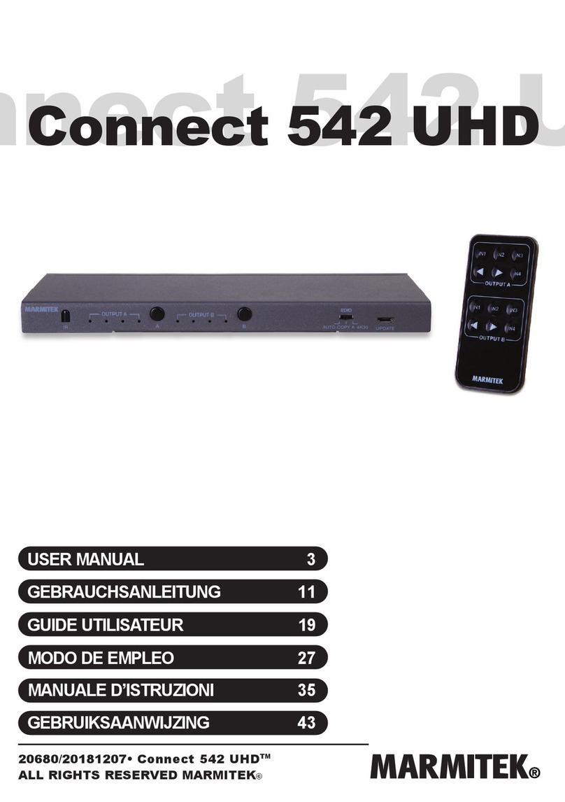 Marmitek Connect 542 UHD User manual