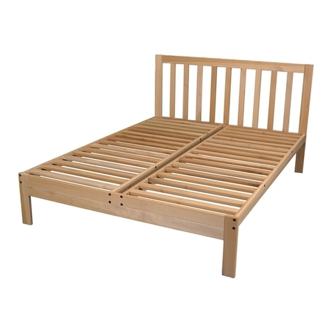 kd frames Charleston Plus Platform Bed XL-TWIN User manual kd frames Charleston Plus Platform Bed XL-TWIN User manual