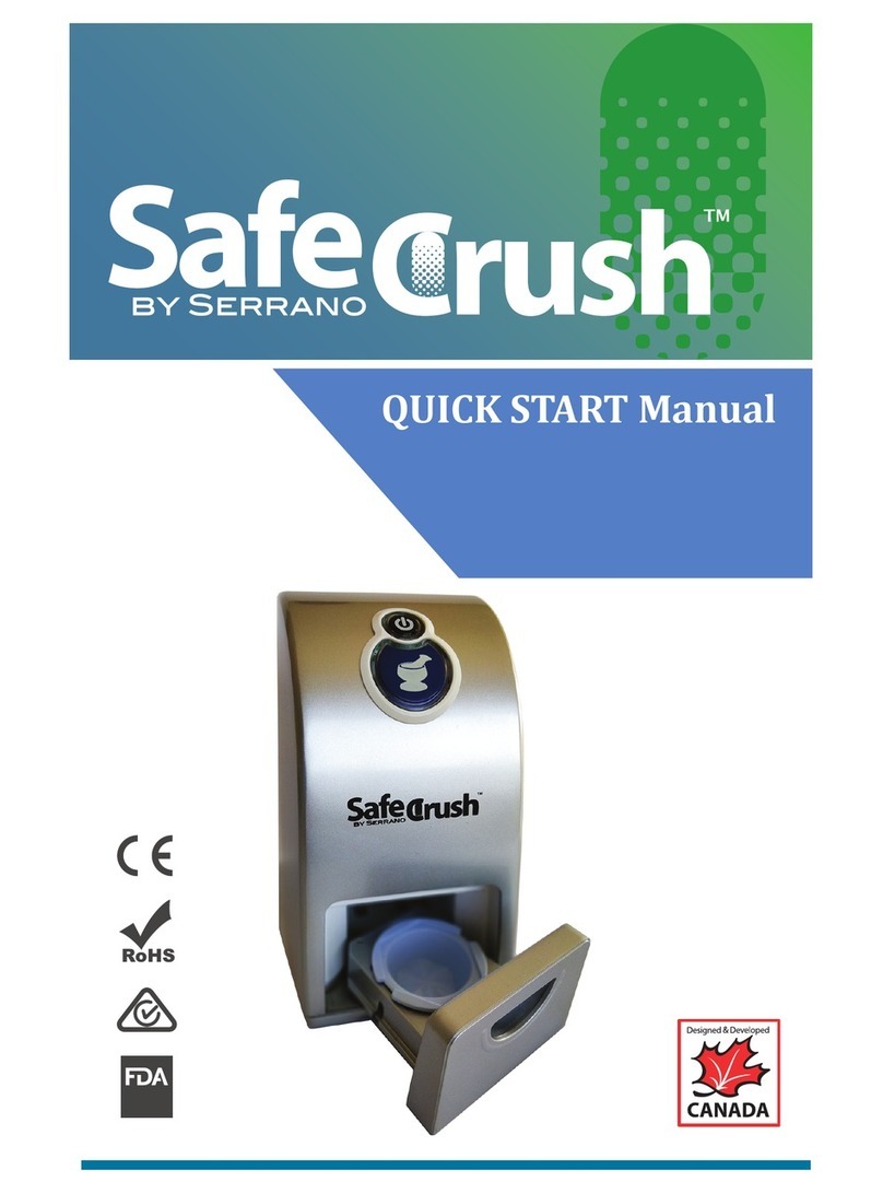 Serrano SafeCrush Instruction manual