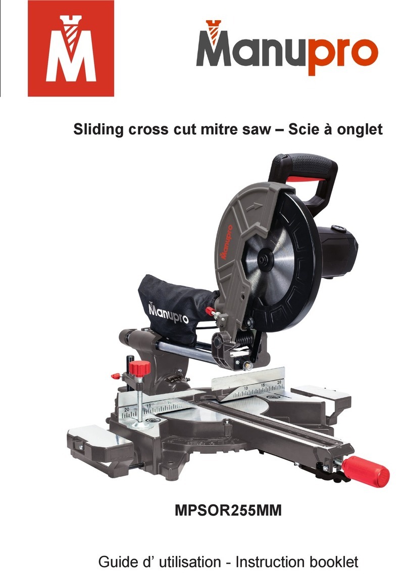 Manupro MPSOR255MM Instruction booklet