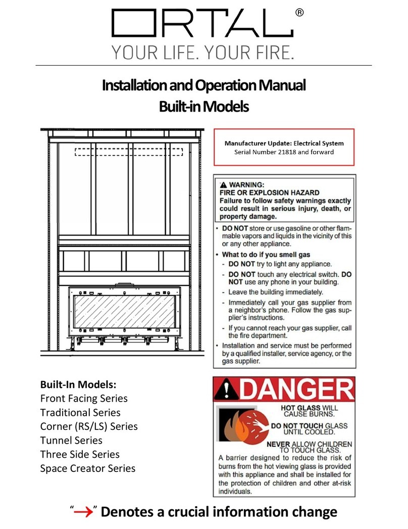 ORTAL Series 40 Installation and operation manual