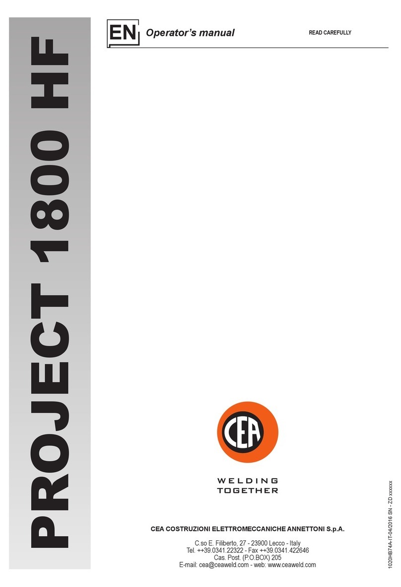 CEA PROJECT 1800 HF Operator's manual