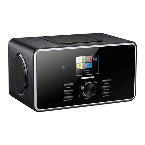 Grundig DTR 6000 2.1 BT DAB+ WEB User manual