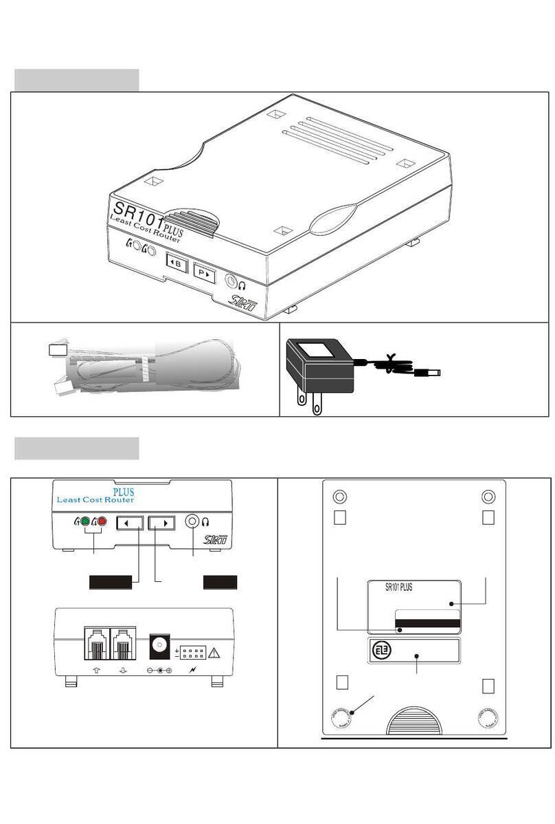 Sunrise Telecoms SR101 PLUS User manual