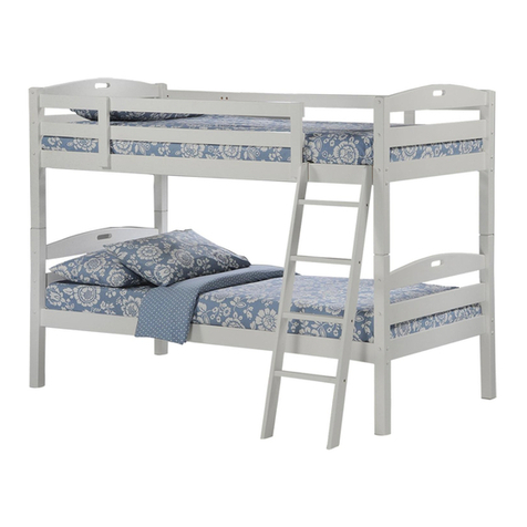 Night & Day Furniture Sesame Twin Bunk Bed Assembly instructions Night & Day Furniture Sesame Twin Bunk Bed Assembly instructions