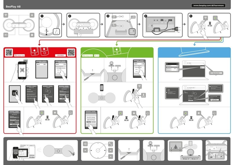 BeoPlay A8 User manual