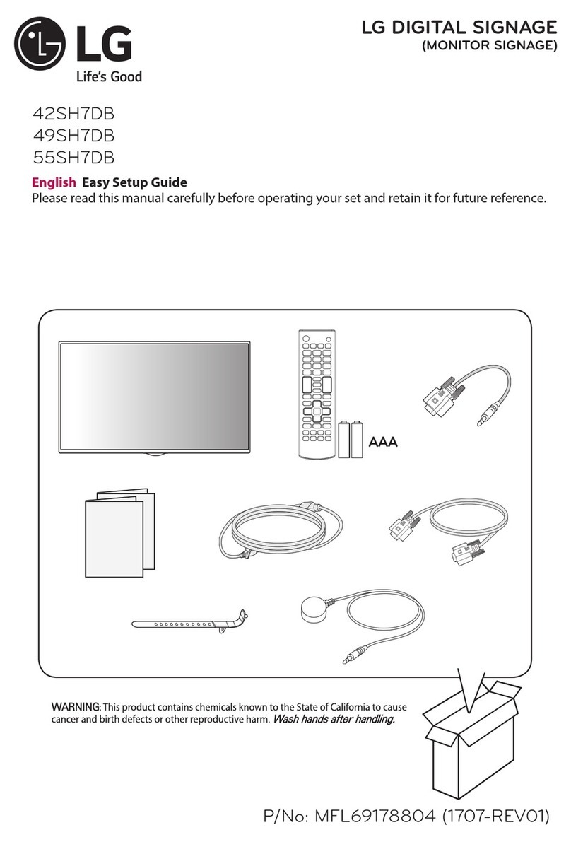 LG 42SH7DB Easy setup guide