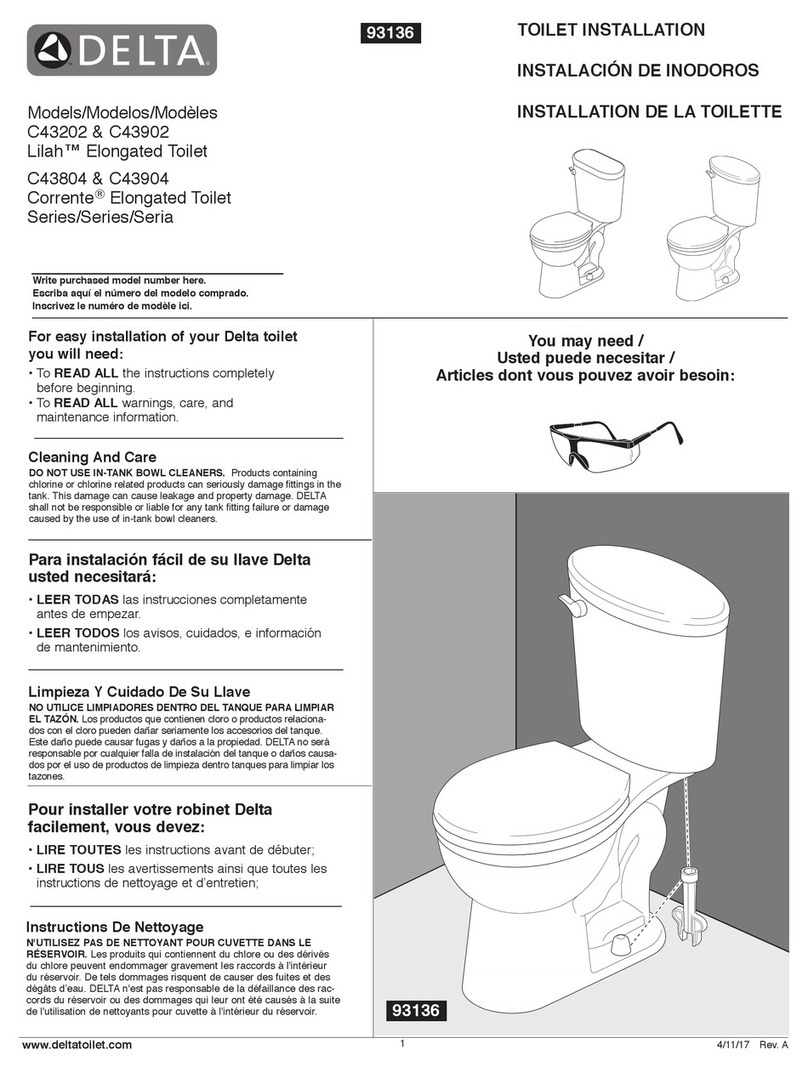 Delta Lilah C43202 User manual
