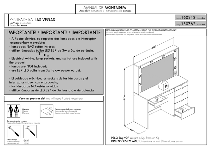 Panorama LAS VEGAS 160212 Assembly instructions