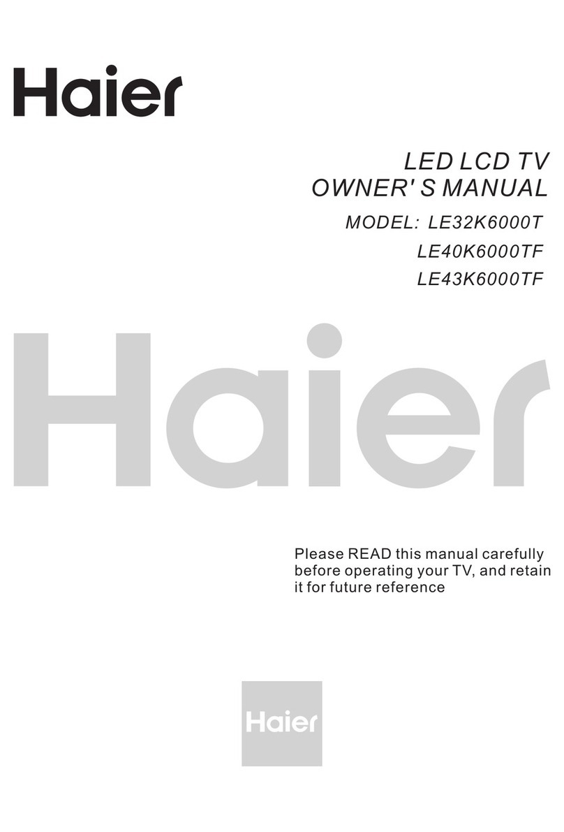 Haier LE32K6000T User manual Haier LE32K6000T User manual