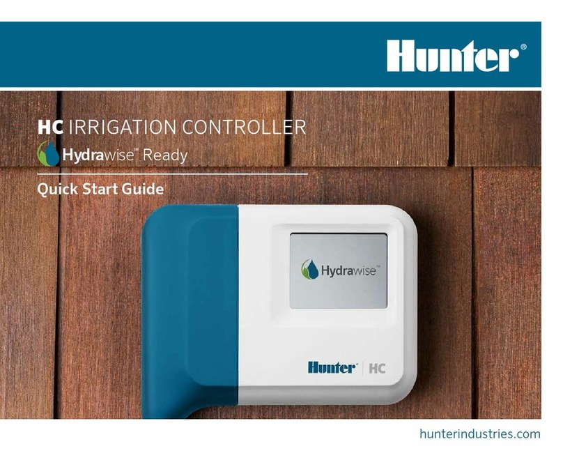 Hunter Hydrawise HC-1200M quick start guide