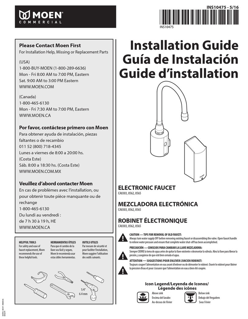 Moen CA8303 User manual