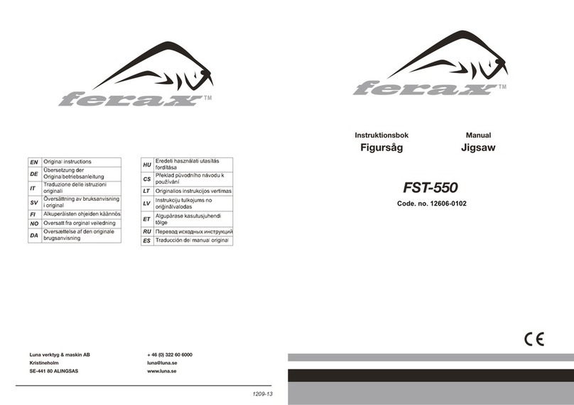 Ferax FST-550 User manual Ferax FST-550 User manual