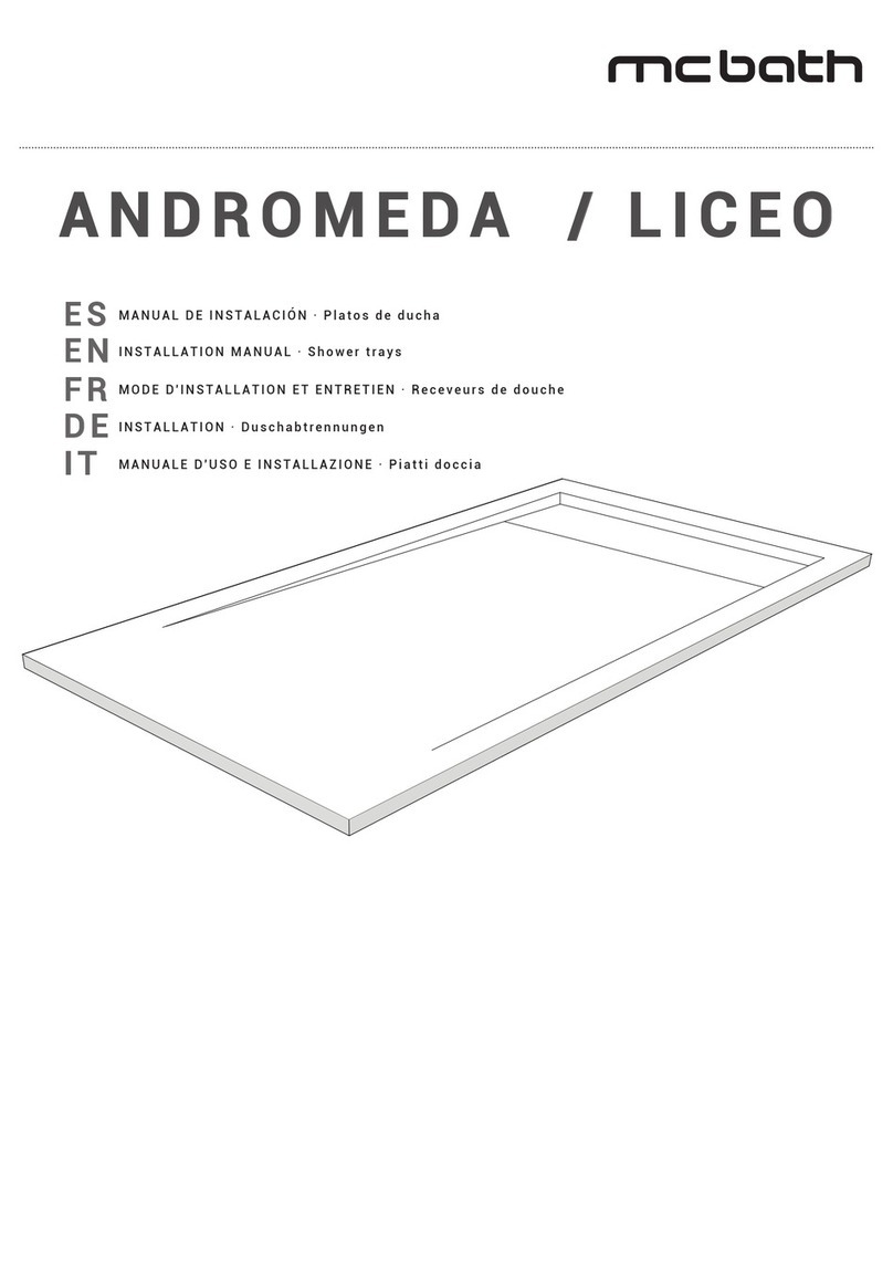MCBATH ANGROMEDA installation manual