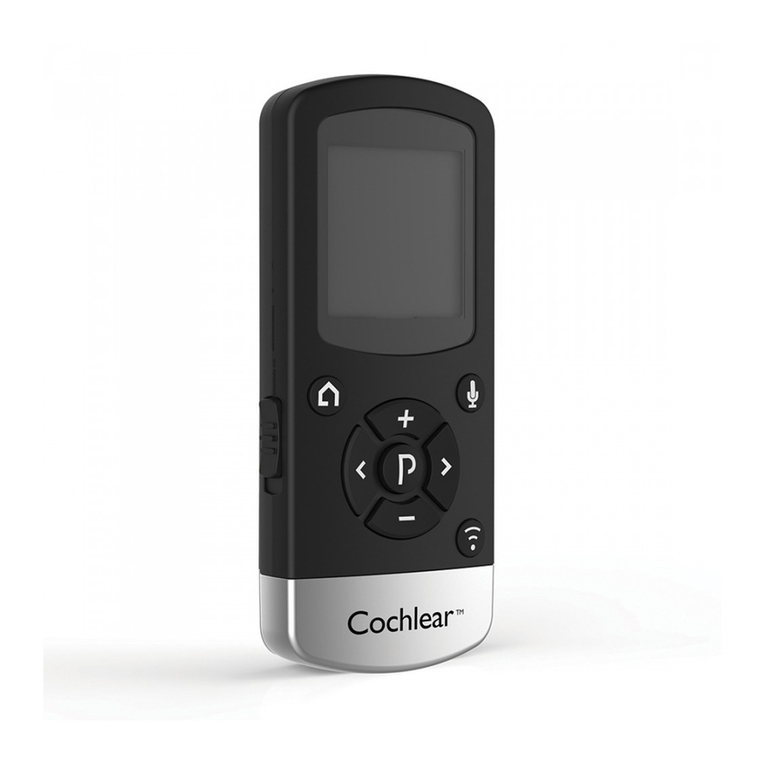 Cochlear Baha remote control 2 user manual