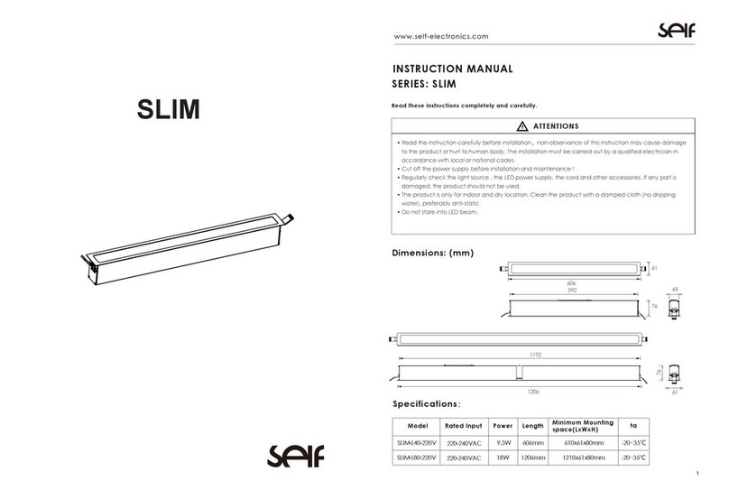 SEIF SLIM Series instruction manual SEIF SLIM Series instruction manual