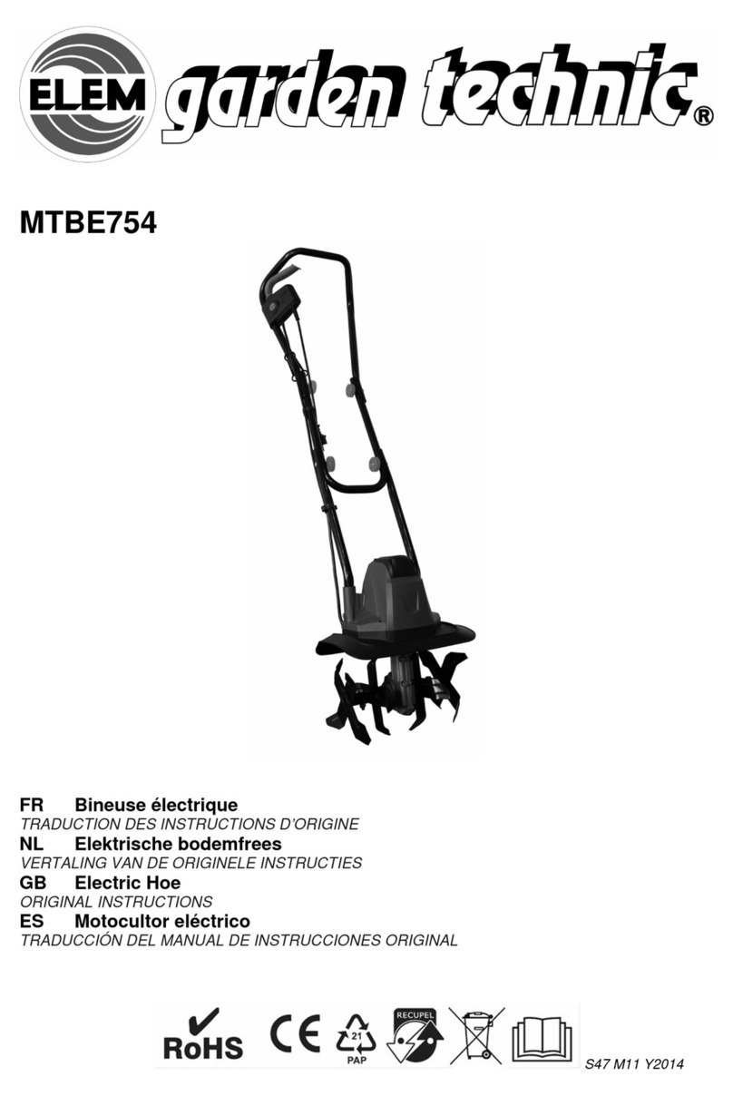 elem garden technic MTBE754 User manual