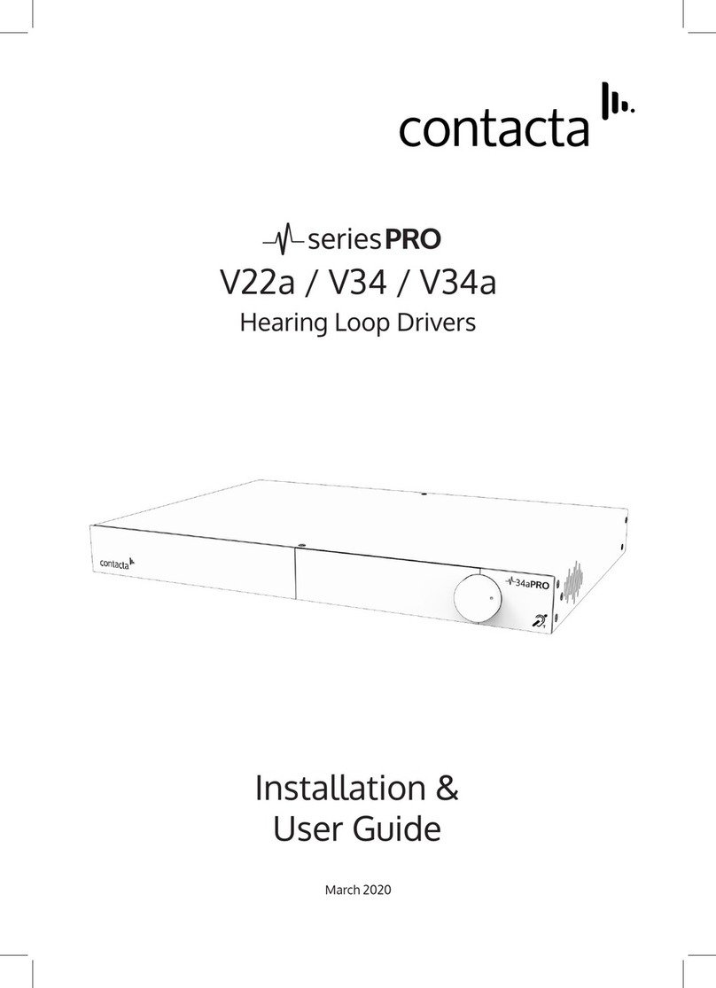 Contacta PRO Series Installation & user guide Contacta PRO Series Installation & user guide
