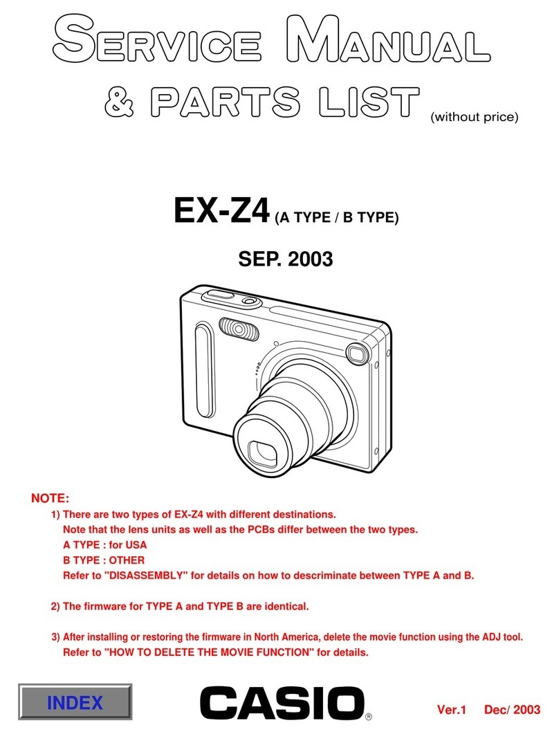 Casio EX-Z4 - EXILIM Digital Camera Troubleshooting guide