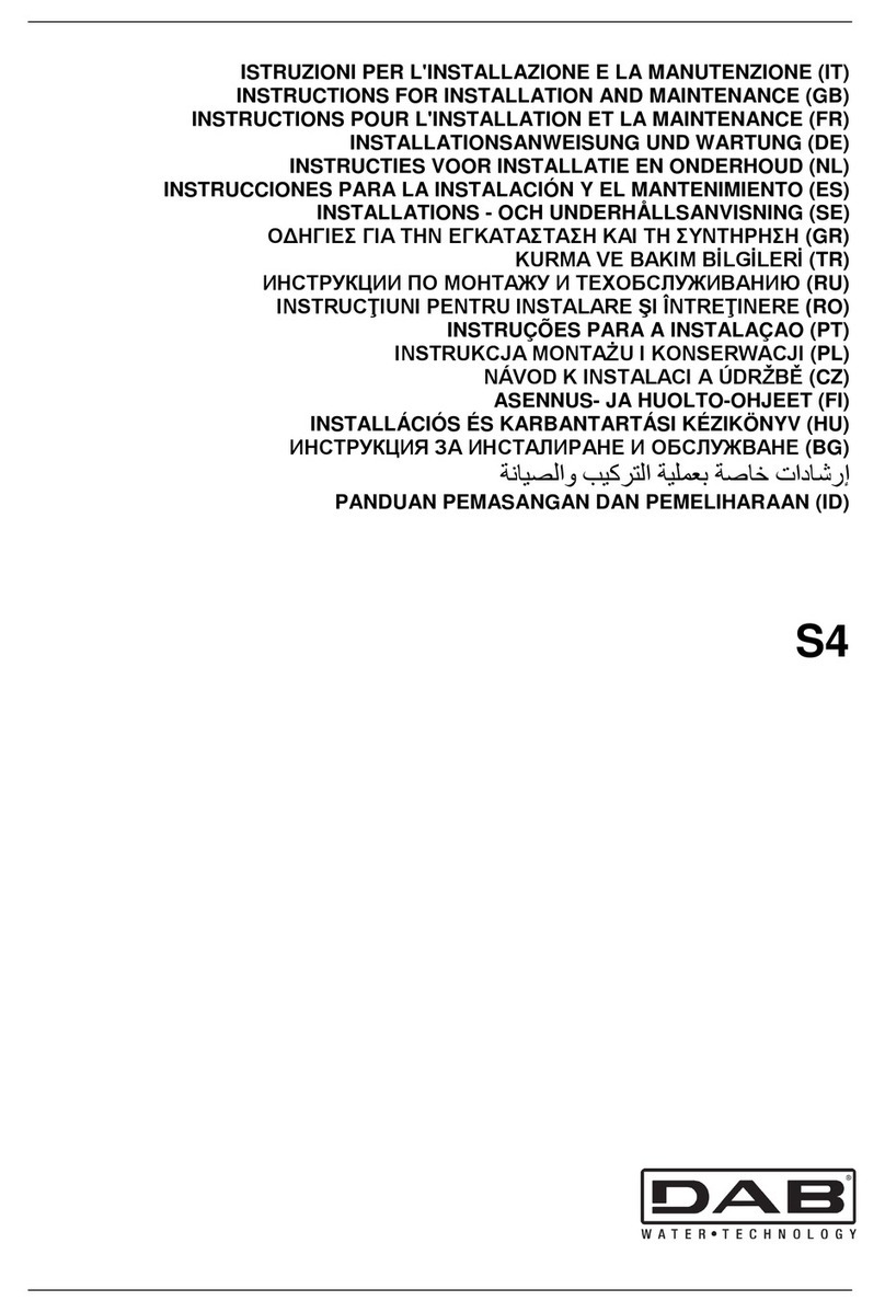 DAB S4 Operating and maintenance manual
