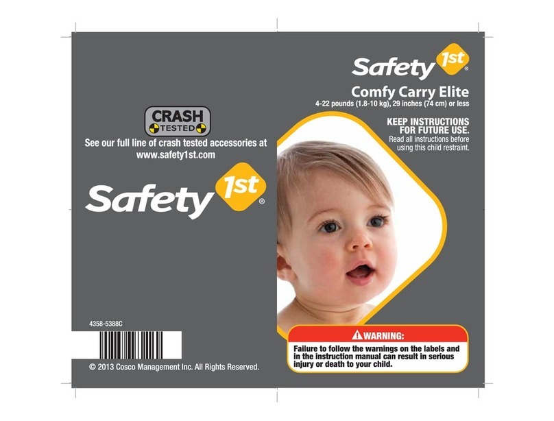 Safety 1st Comfy Carry Elite instructions