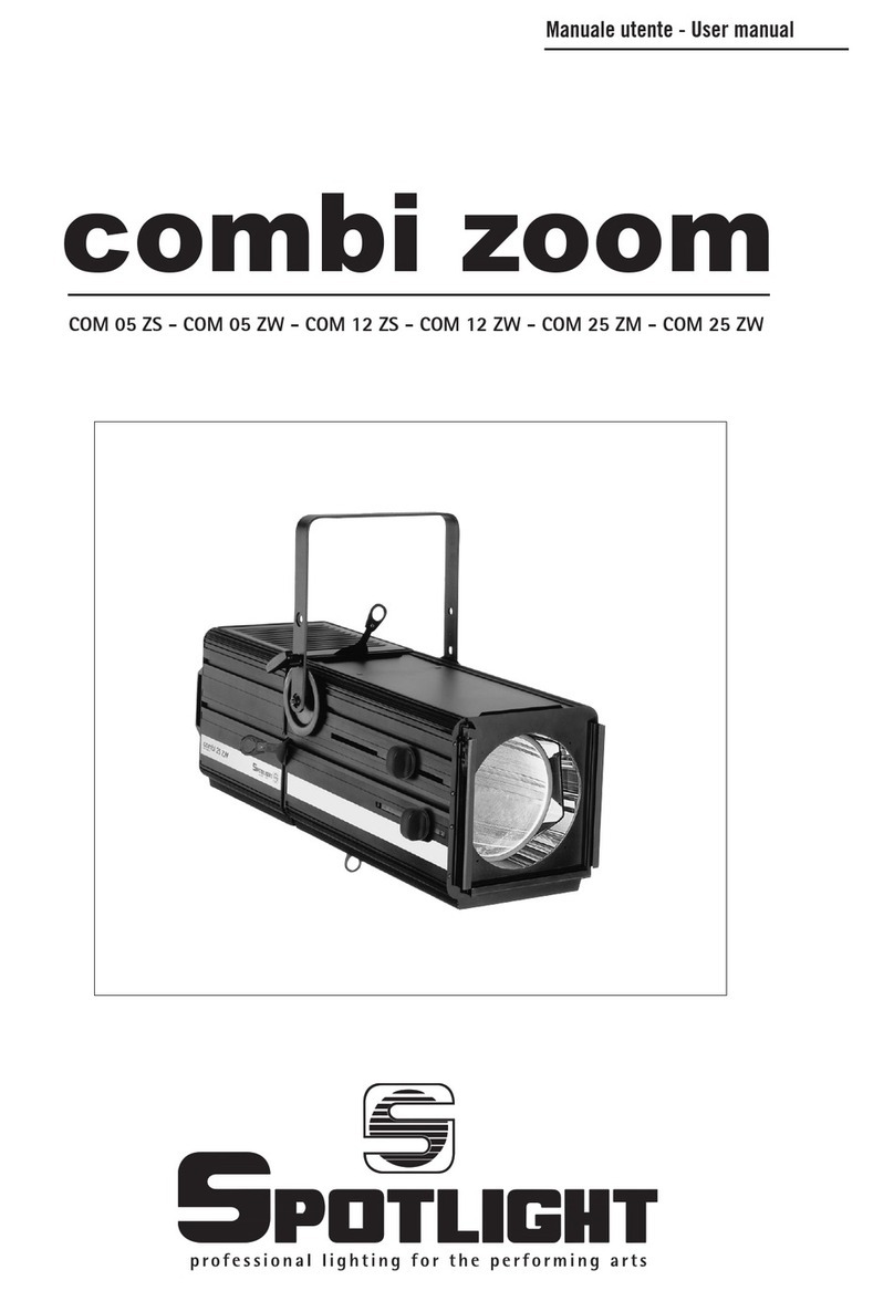 Spotlight combi zoom COM 05 ZS user manual