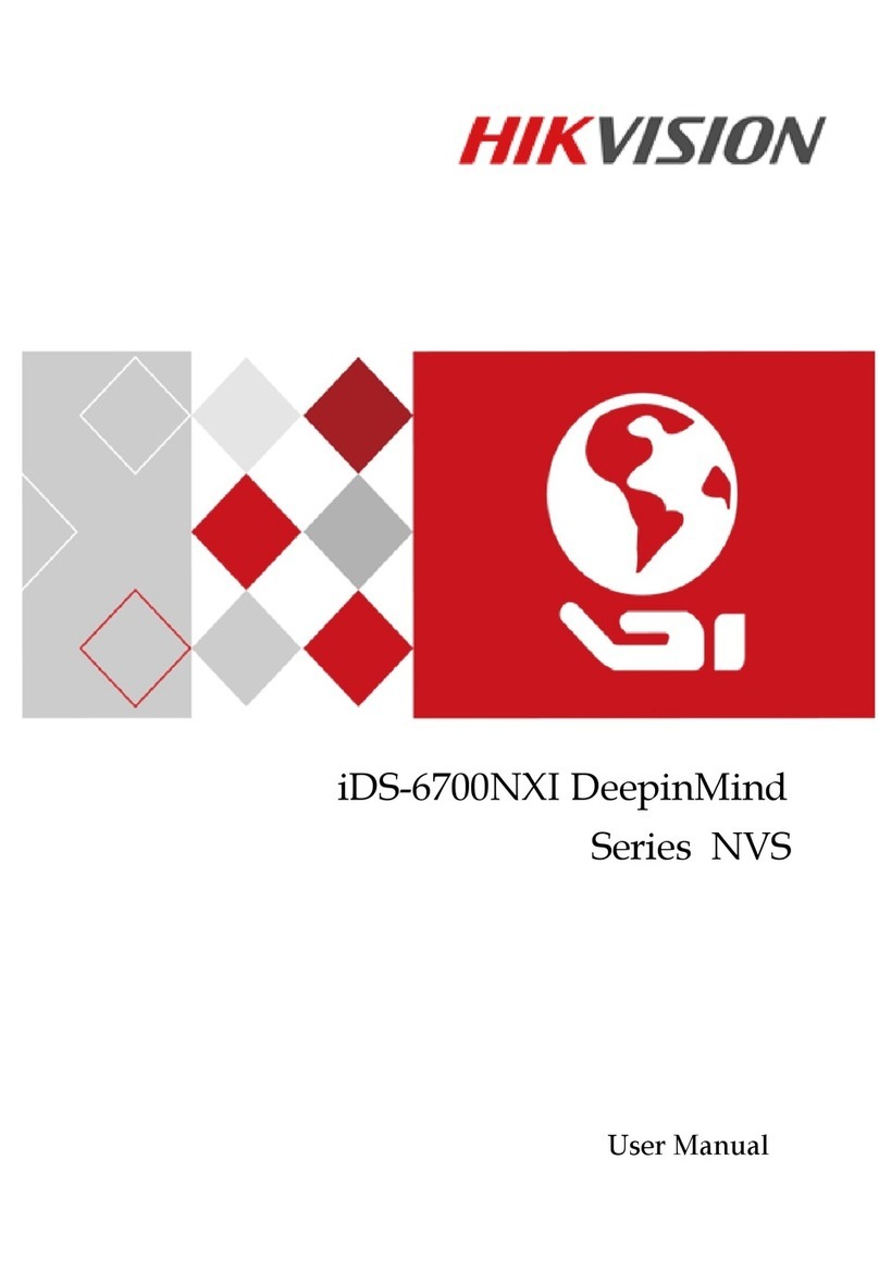 HIK VISION DeepinMind iDS-6700NXI Series User manual HIK VISION DeepinMind iDS-6700NXI Series User manual