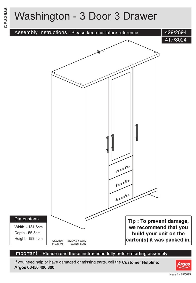 Argos Washington Assembly instructions Argos Washington Assembly instructions