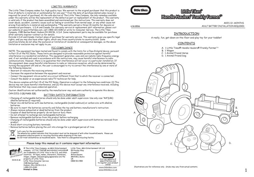MGA Entertainment Little Tikes Handle Haulers Frankly Farmer... manual MGA Entertainment Little Tikes Handle Haulers Frankly Farmer... manual