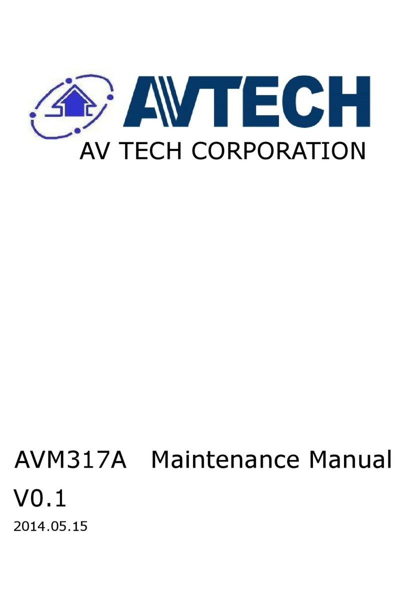 Avtech AVM317A User manual