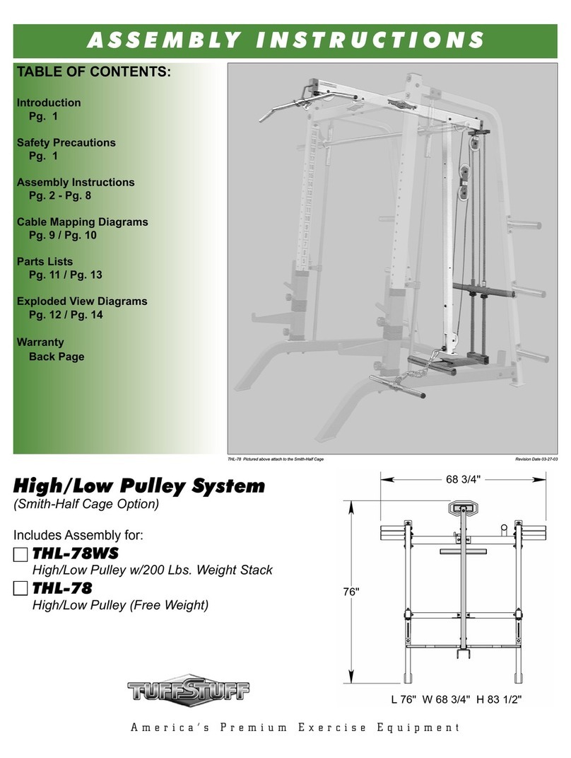 Tuff stuff THL-78WS User manual