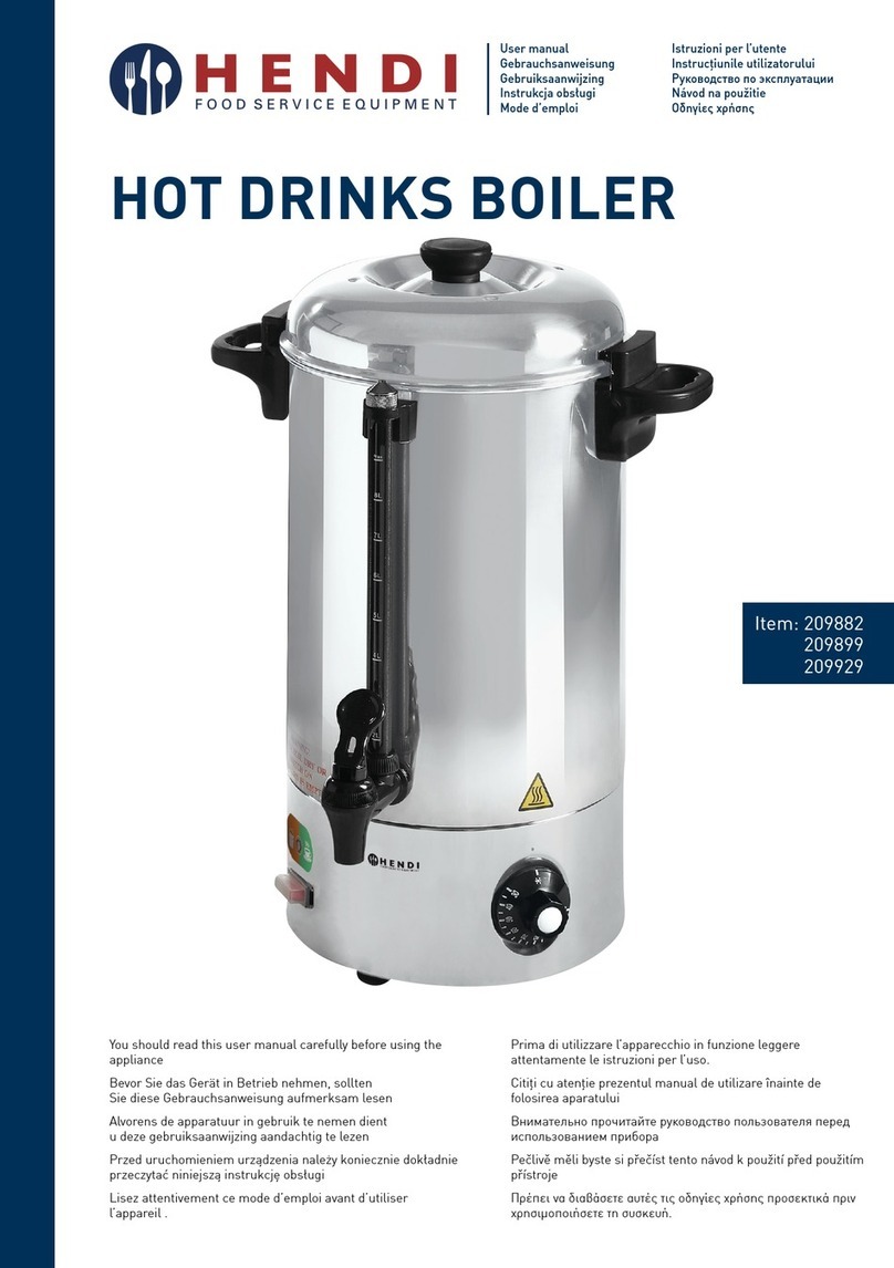 Hendi 209882 user manual Hendi 209882 user manual