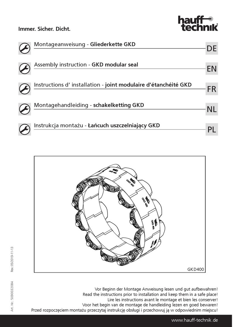 Haufftechnik GKD Assembly instruction Haufftechnik GKD Assembly instruction