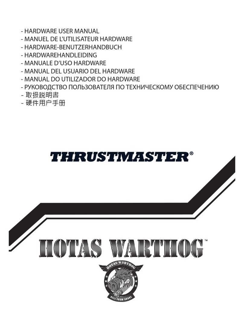 Thrustmaster HOTAS WARTHOG Hardware user manual