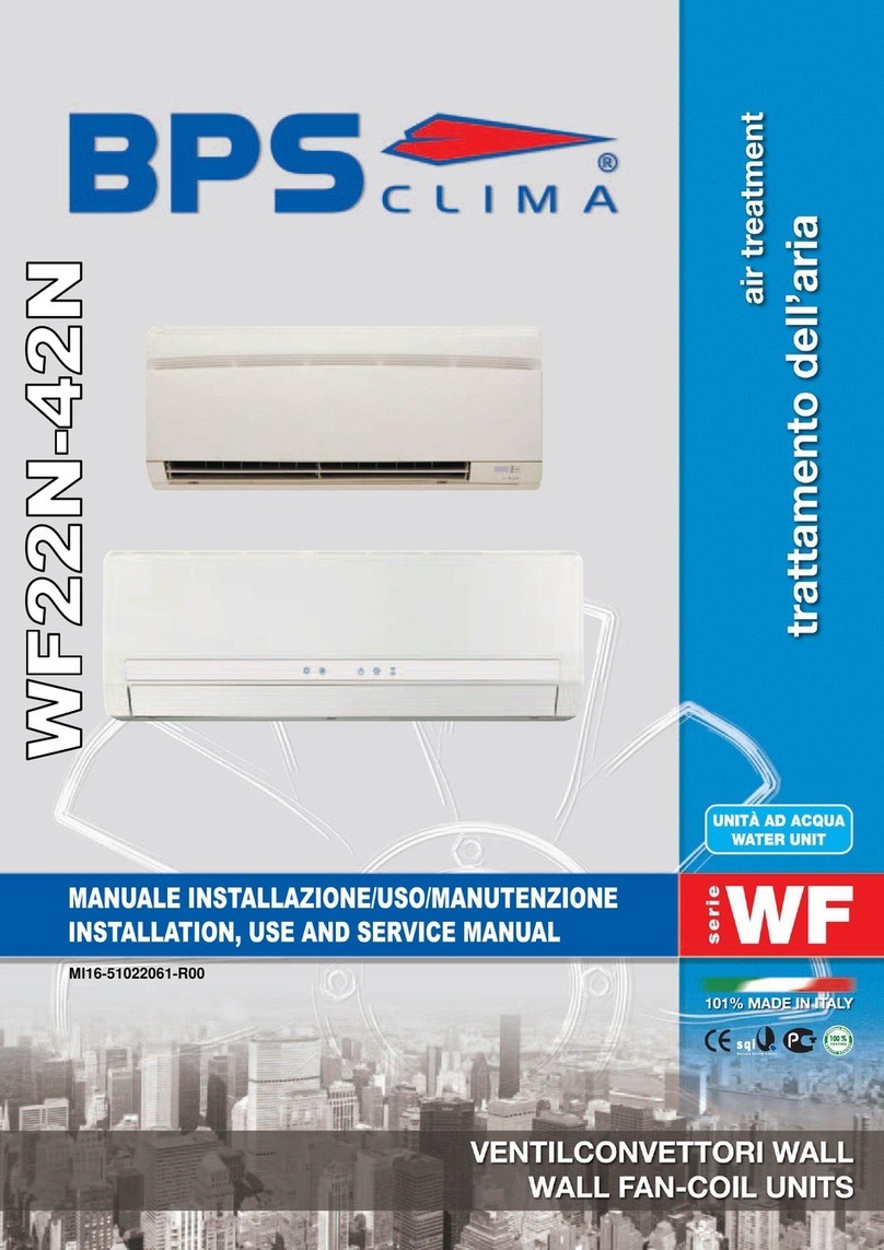 BPS WF Series Installation use and service manual