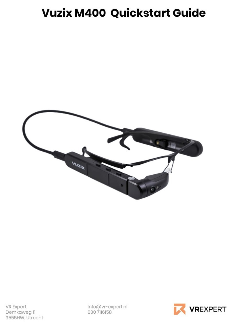 VR Expert Vuzix M400 quick start guide