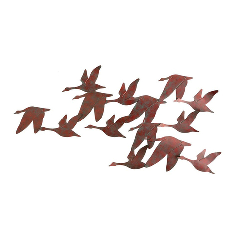 SEI Flock of Geese Wall Art Assembly instructions SEI Flock of Geese Wall Art Assembly instructions