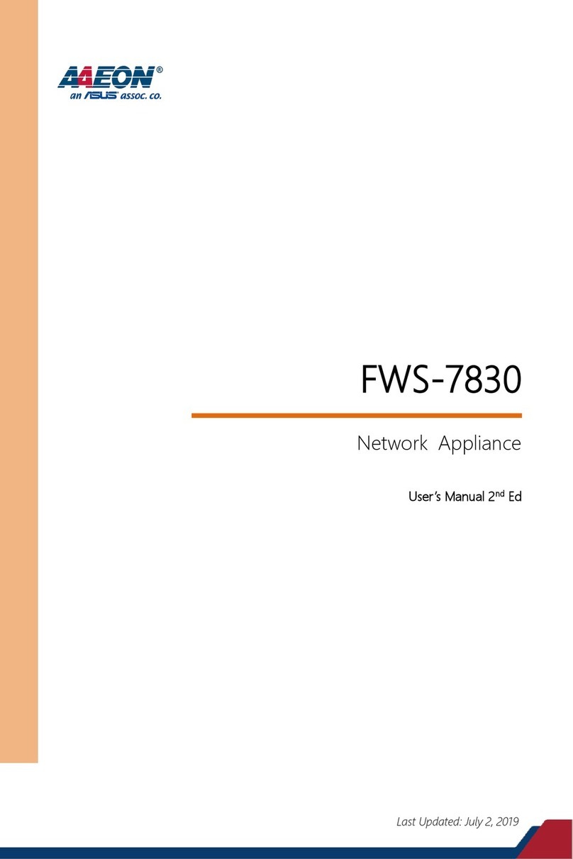 Asus AAEON FWS-7830 user manual