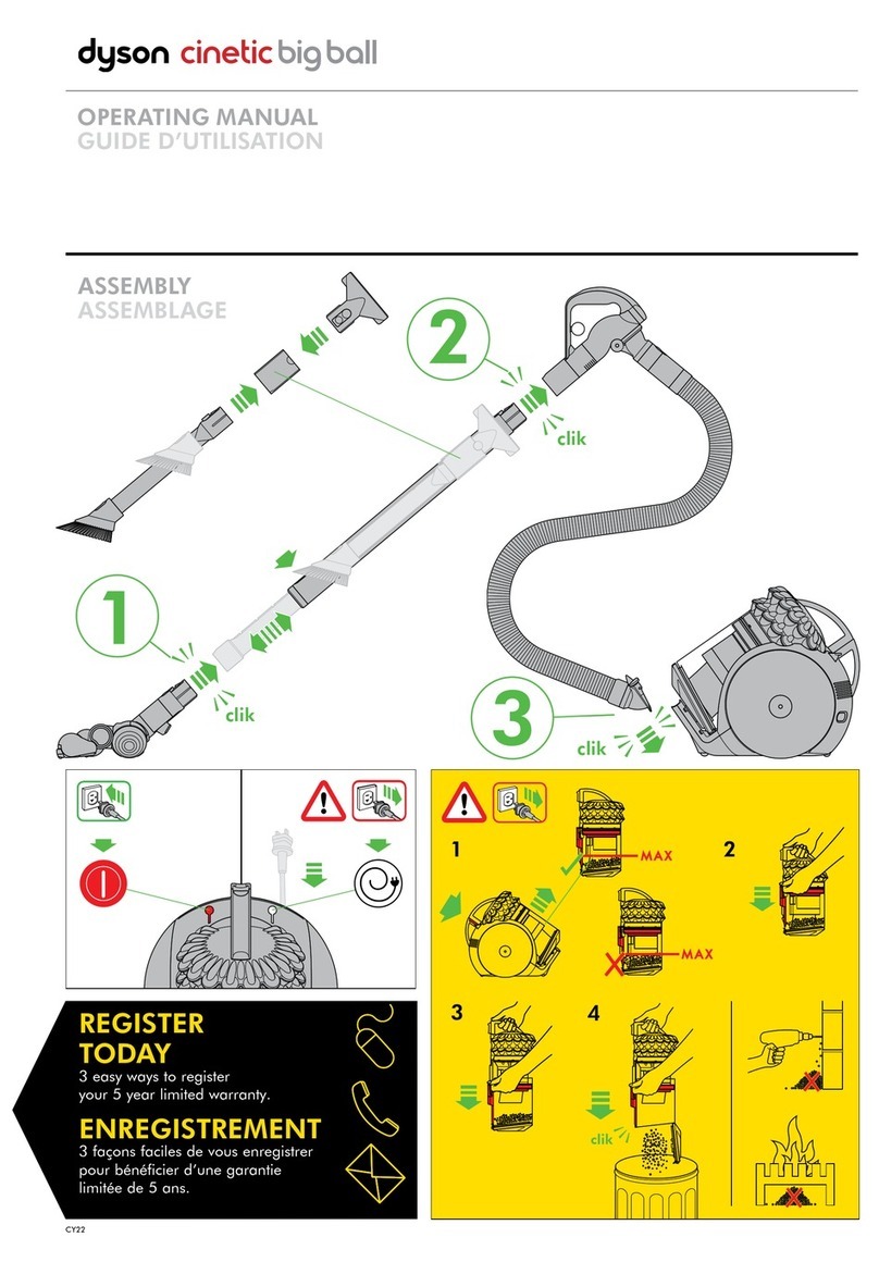 Dyson Cinetic Big Ball CY22 User manual