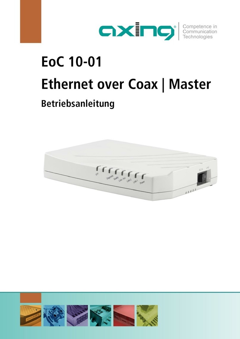 axing EoC 10-01 User manual