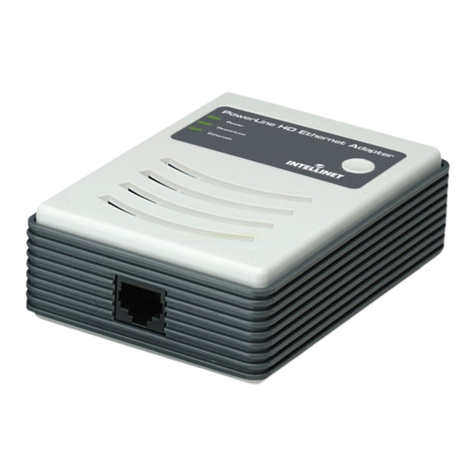 Intellinet PowerLine HD Ethernet Adapter 503839 User manual