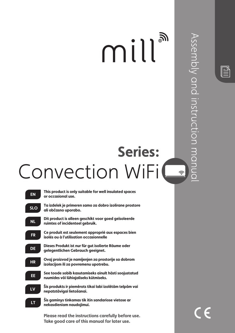 MILL Convection WiFi Series User guide