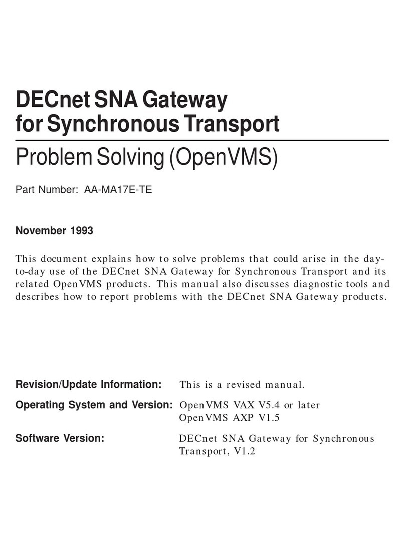 Compaq DECnet SNA Gateway for Synchronous Transport Problem Solving